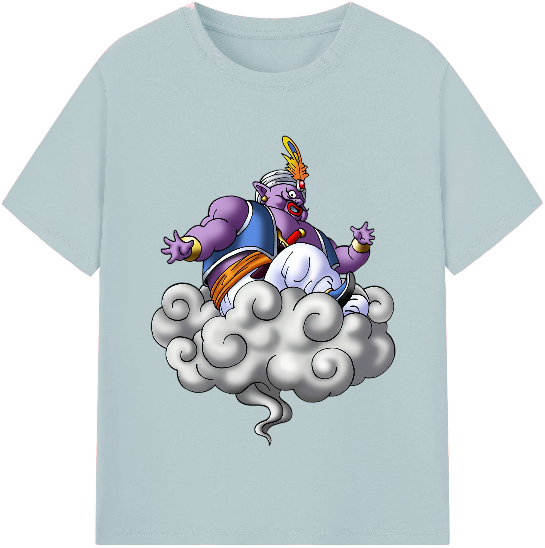 （画像用） ドラゴンクエスト Doragon Kuesuto Dragon Quest 綿100％半袖Tシャツ（フロントプリント）